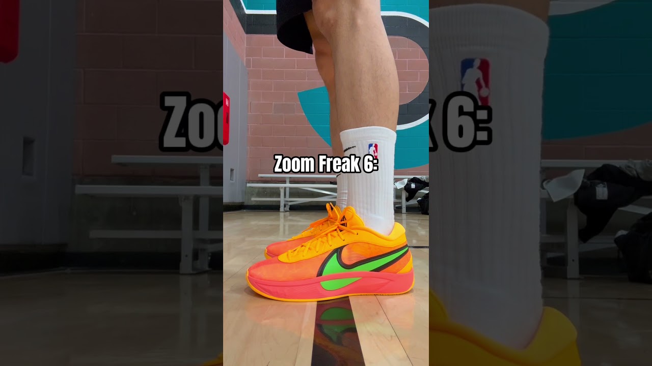 Nike Giannis Freak 4, Freak 5, Freak 6 and Freak 7 on my feet 🦶Which one do you like more? #shorts