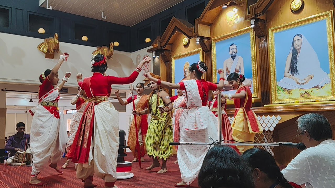 Ramakrishna Mission Sharda Vidyapith এ মহাশিবরাত্রির এই মহোৎসব চিদানন্দ স্বরূপ শিবোহম্  শিবের চেতনা