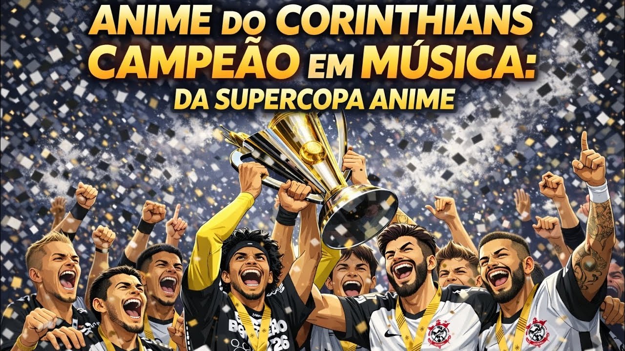 Corinthians Campeão da SuperCopa! Anime do Campeão 