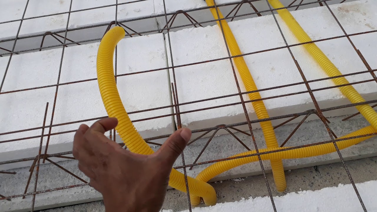 Eletroduto na laje, simples e fácil de fazer.