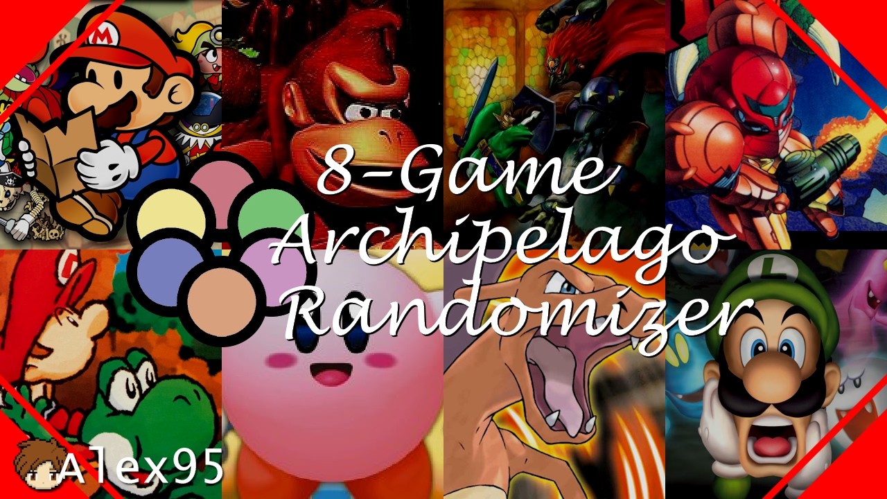 8-Game Archipelago Randomizer | Games Finished: 0 / 8 | Day 1
