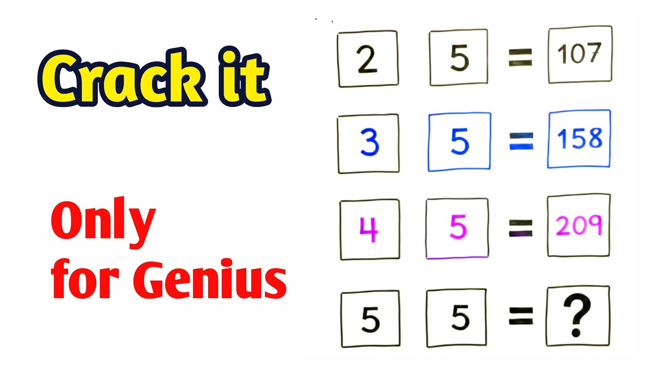 Don’t Answer Too Quickly! Math Pattern Puzzle Challenge Live