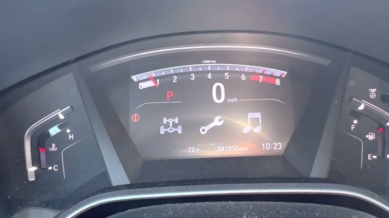 Honda CR-V 2019 года &mdash; сброс технического обслуживания