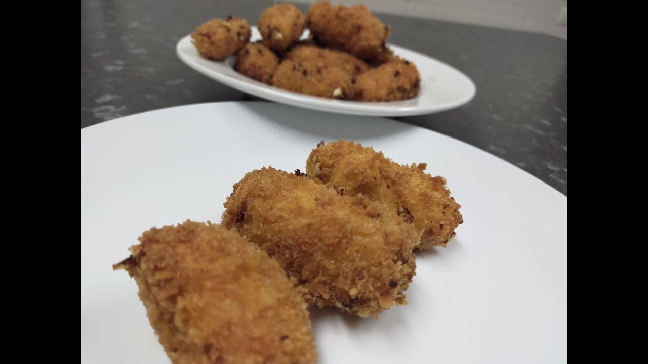 CROQUETAS DE JAMÓN Y HUEVO DURO