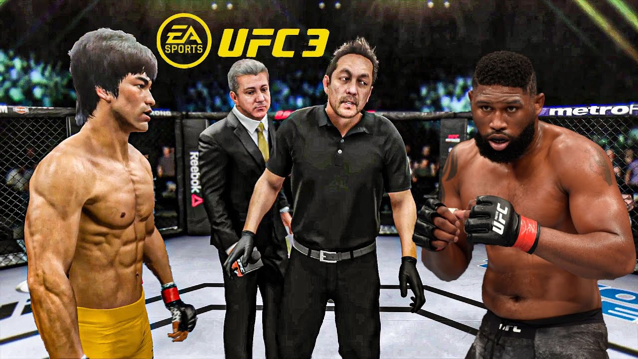 Bruce Lee vs Curtis Blaydes   EA Sports UFC 3   Epic Fight 🔥🐲