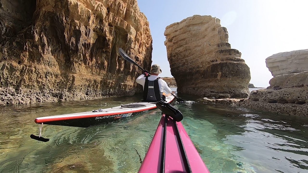 Exploring the west coast of Cyprus || With kayaks to Yeronisos or 