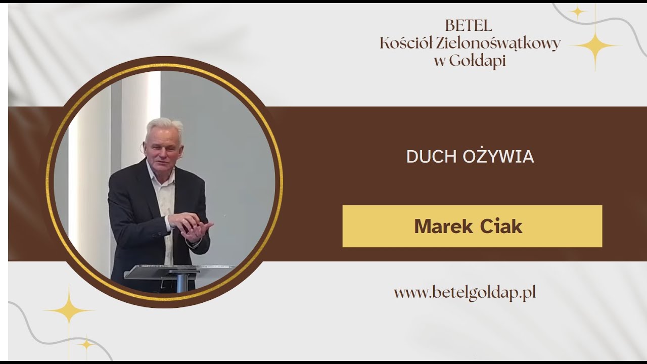 Marek Ciak: Duch ożywia - 28.12.2025r.