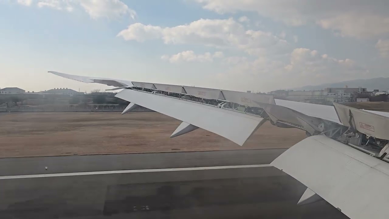 Landing Japan Airlines 787-8 JA847J HND-ITM | Aeropuerto Osaka Itami RJOO