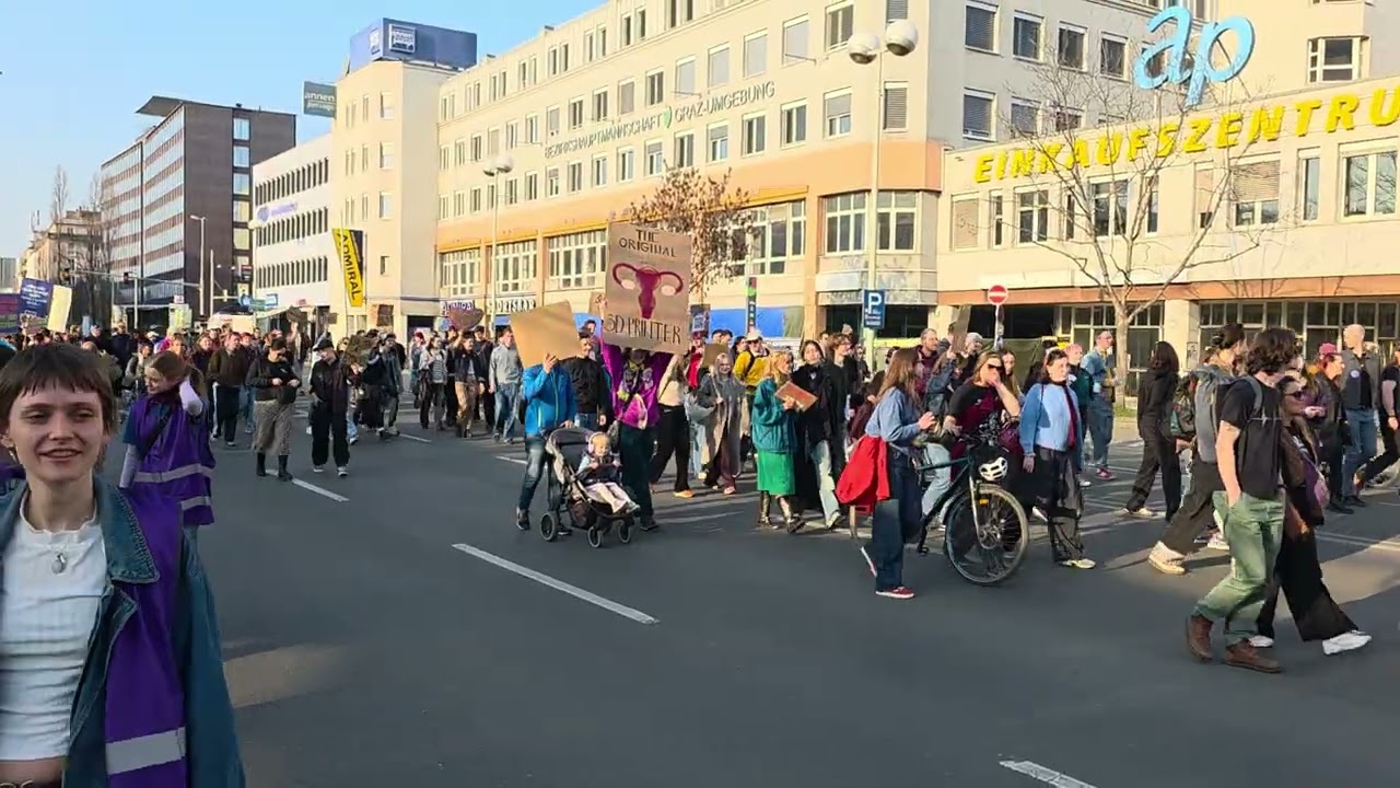 Demonstration - INTERNATIONALER WELTFRAUENTAG - Graz 2026