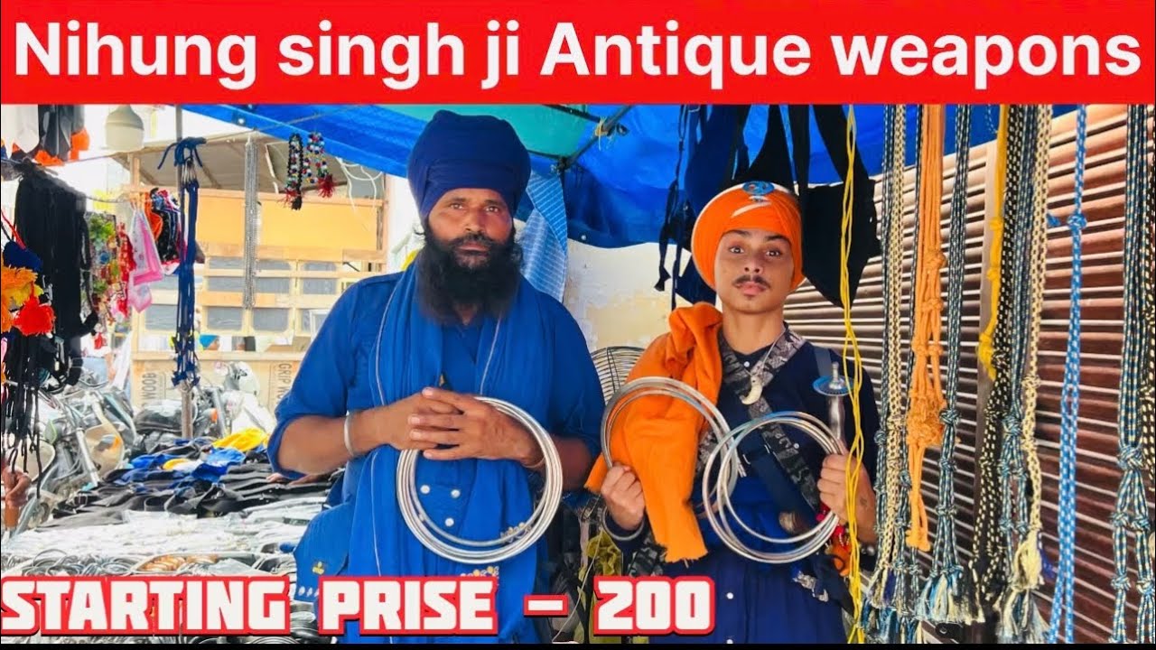 Nihungs singh weapons ॥jod mela baba bkala sahib 2025 ॥ @Artravelsingh vlogs 