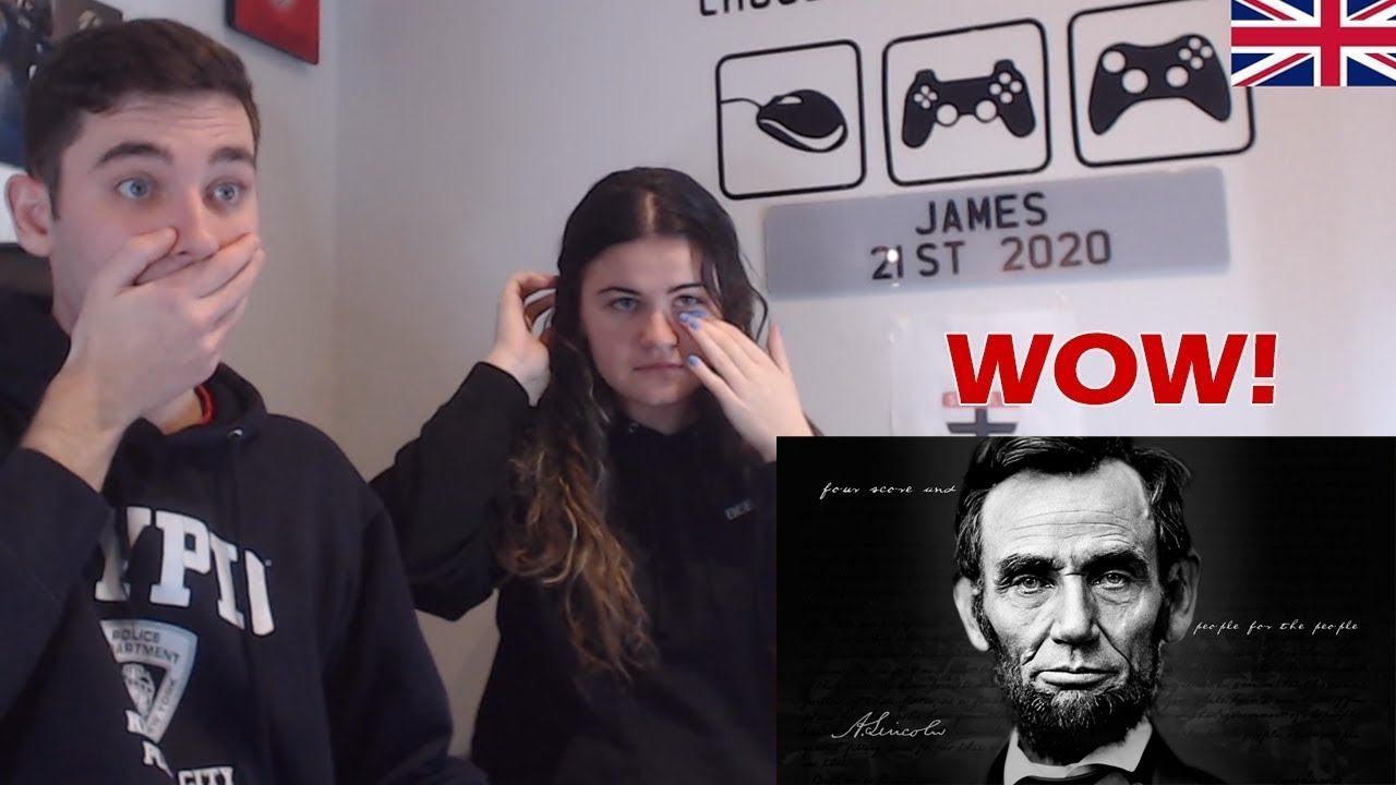 Реакция британской пары на Геттисбергскую речь Авраама Линкольна (величайшая речь в истории Амери...