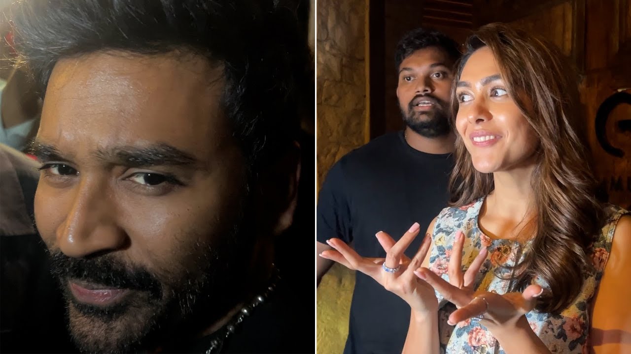 Dhanush And Mrunal Thakur Spotted After Murnal Party At Juhu | MS shorts