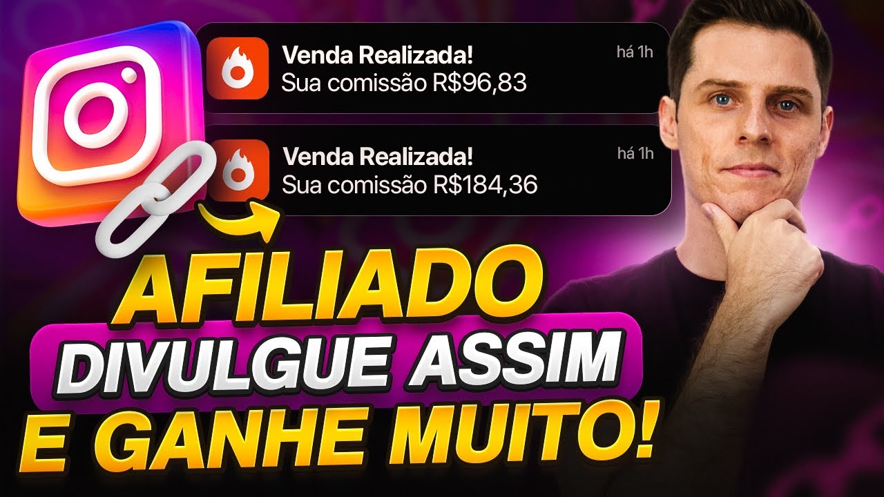 Como Divulgar seu Link de Afiliado no Instagram! As 3 FORMAS para VENDER MUITO na Internet!
