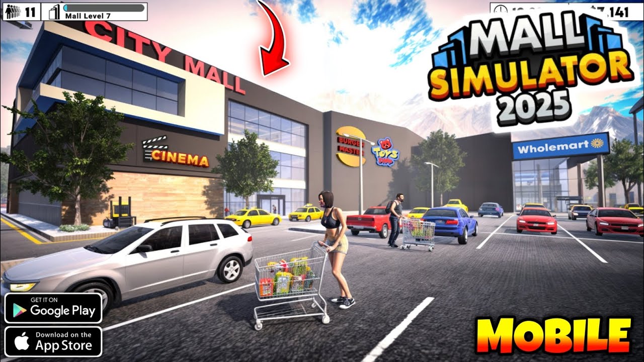 Mall Simulator 2025 MOBILE RELEASE 🥳 | Download Now 💥 Full Gameplay 🤩