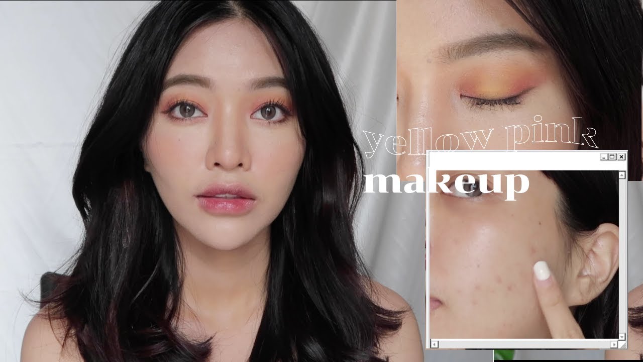 Pink Yellow Makeup แต่งหน้ากลบสิวยังไงให้ธรรมชาติ | mildnitha