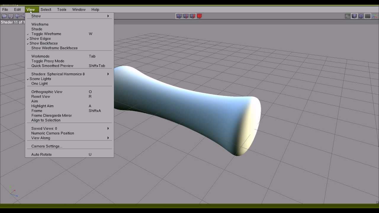 003 Wings3D: Subdivision (2)