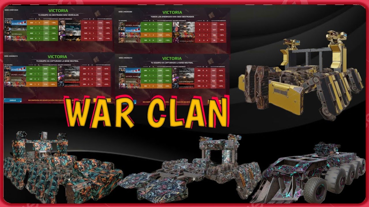 🔥war clan🔥gameplay - crossout mobile