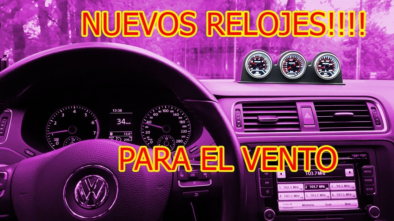 NUEVOS RELOJES 😋 PARA EL VENTO DE TURBO Y ACEITE Jetta MK6
