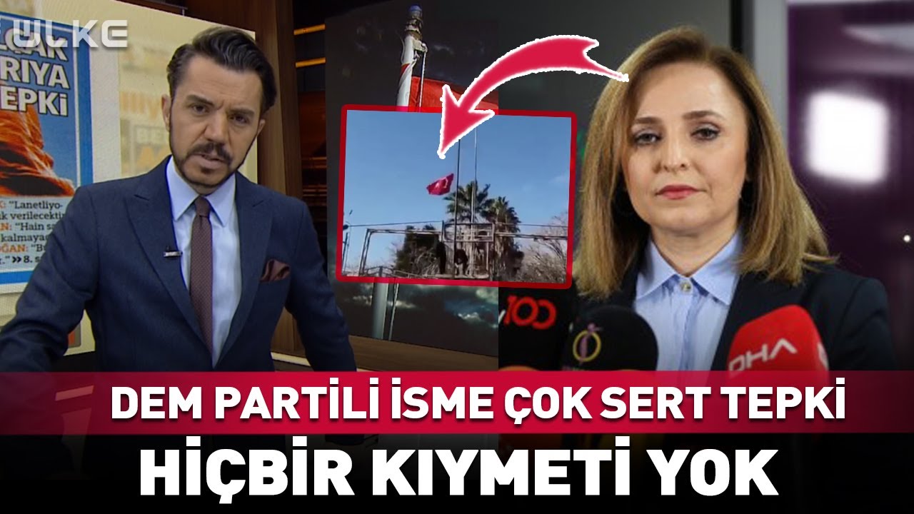 Canlı Yayında DEM Partili İsme Çok Sert Tepki! Hiçbir Kıymeti Yok...