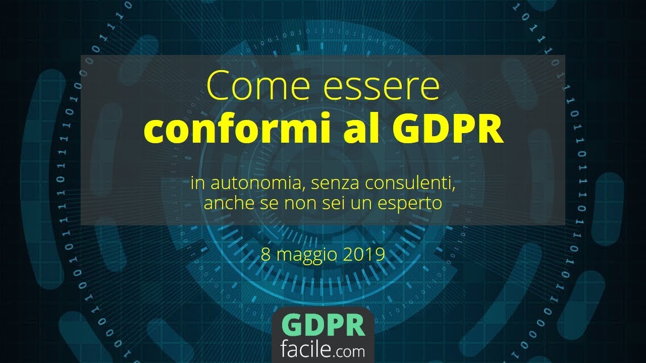 GDPRfacile, presentazione