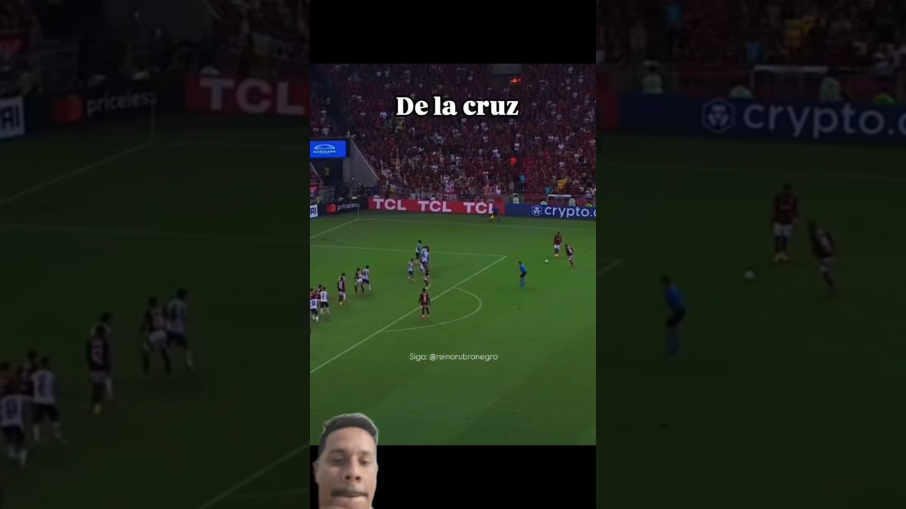 Gol de falta do De la cruz 🔴⚫. #shorts #flamengo #futebol