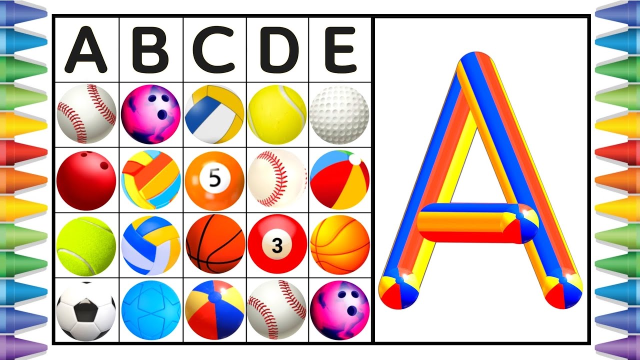 [알파벳 놀이] 유아와 어린이를 위한 ABCD 대문자 A부터 Z까지 쓰기 | Kids Alphabet A to Z | abc song | a for apple | abcd song