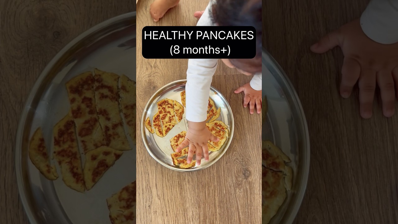 3 Healthy Pancakes for Babies (8 Months+) 🥞 | No Sugar, No Salt | Baby Food Ideas