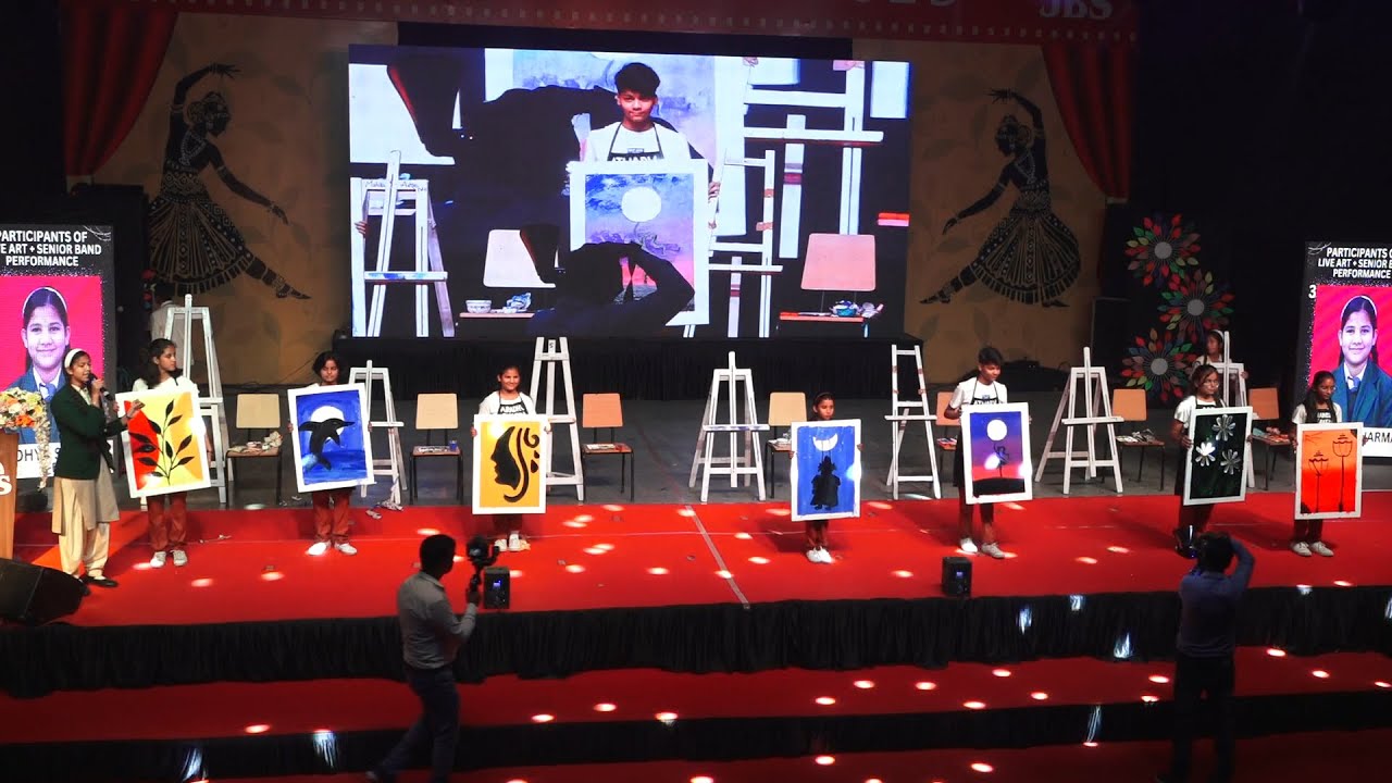 The Musical Palette-Live Art & Senior Band Outstanding Performance by Students at JBPS #live #school