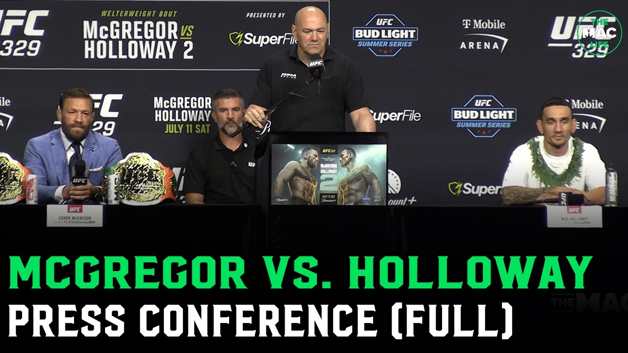Conor McGregor to Max Holloway: &ldquo;I&rsquo;m going to RETIRE Max&rdquo;
