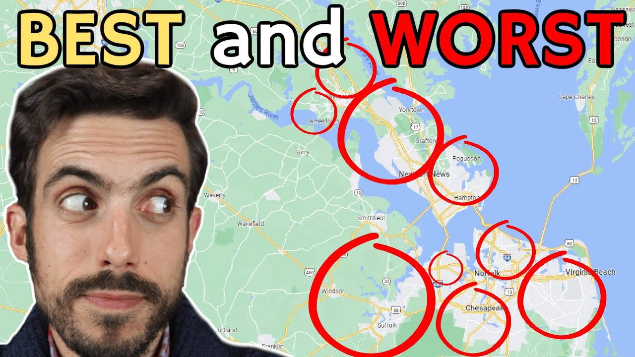 BEST and WORST of the cities around Virginia Beach