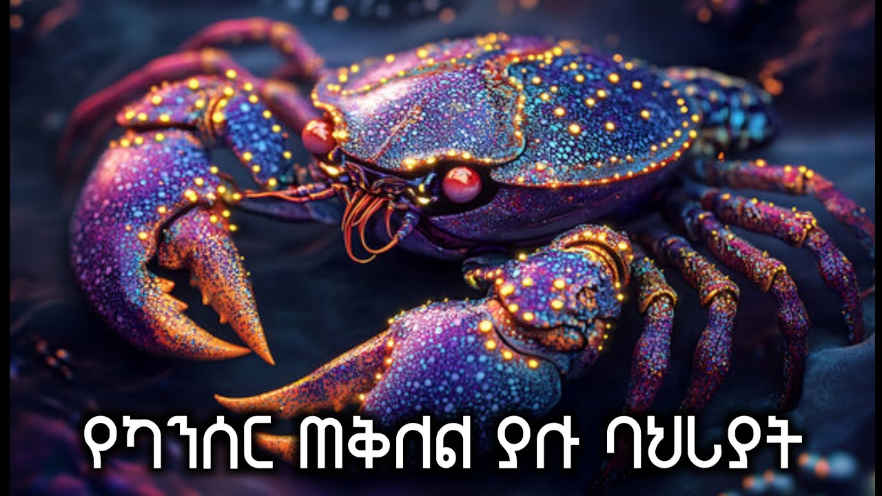 የካንሰር (ሸርጣን ውሃ) ጠቅለል ያሉ ባህሪያት || ከሰኔ 14 - ሐምሌ 15 ለተወለዱ ሰዎች