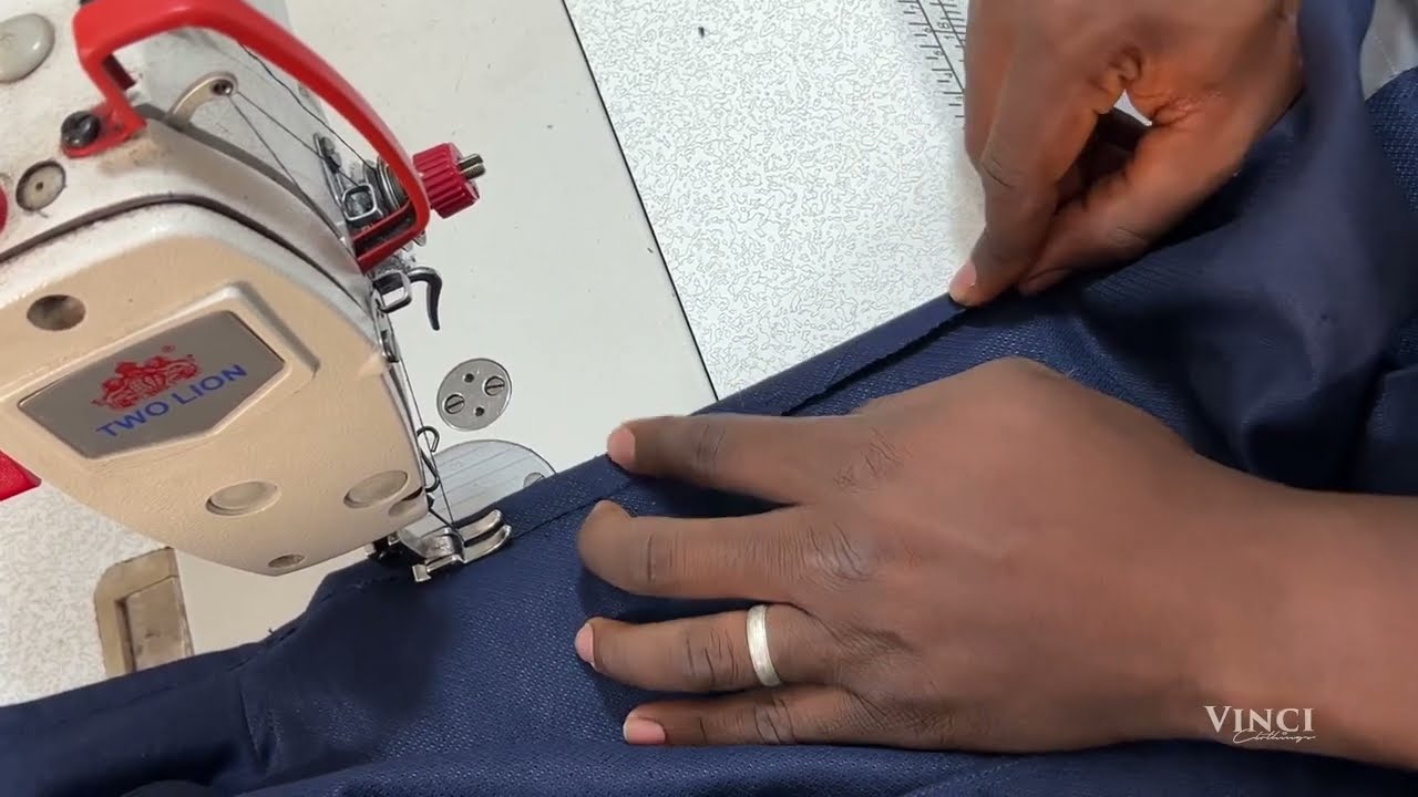 Double side stitch on corporate shirts, here’s how it’s done ✅