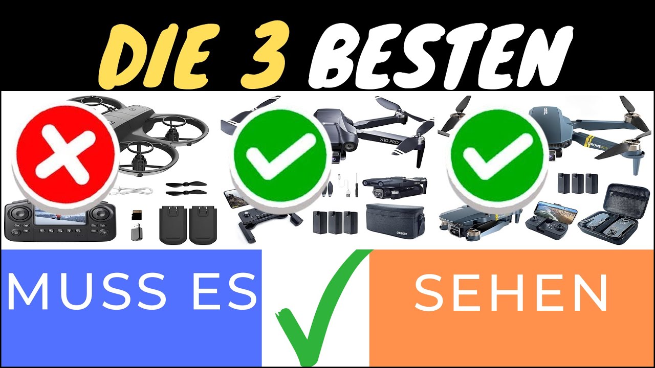 DIE 3 BESTEN DROHNEN MIT 5-FACH ZOOMKAMERA 2025 🚁✨ | VERGLEICH & TEST!