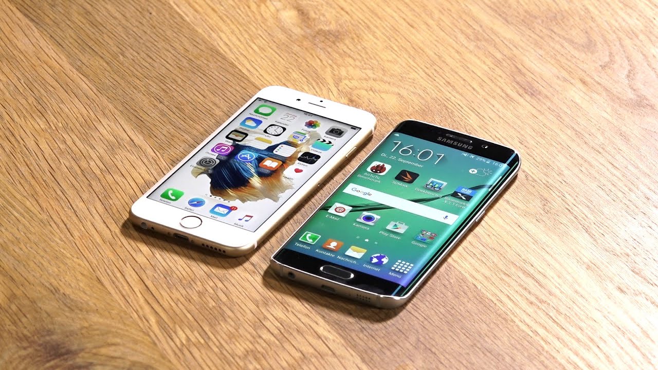 iPhone 6s vs. Samsung Galaxy S6 edge - Vergleich der Flaggschiffe (deutsch) - GIGA.DE