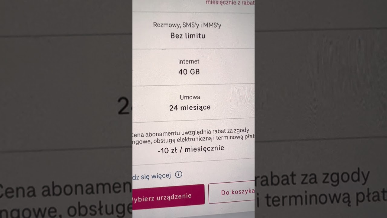 Oferty Abonamentowe w sieci T-Mobile