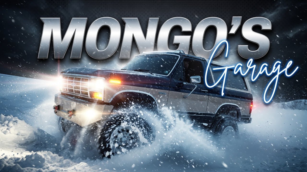 #bullnose Bronco Playing In The Snow