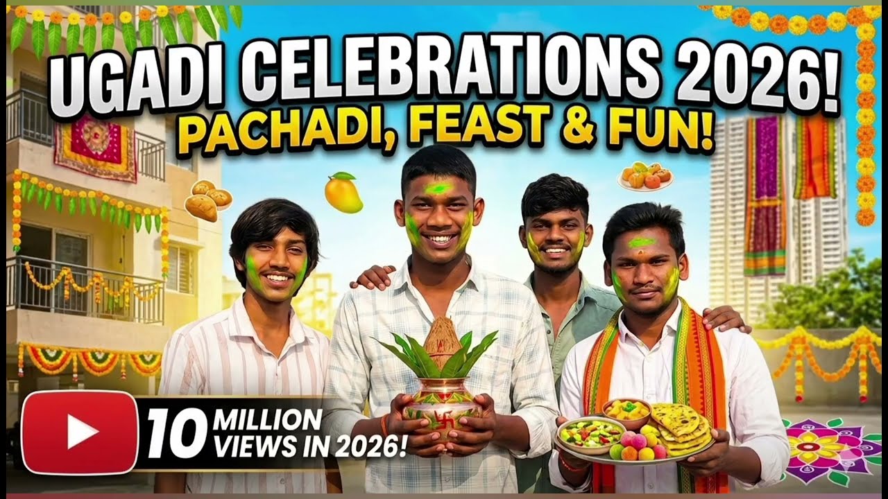 Happy Ugadi 2026 🎉 New Year Wishes | Happy Ugadi Status 2026 💖 Full Screen 4K Video