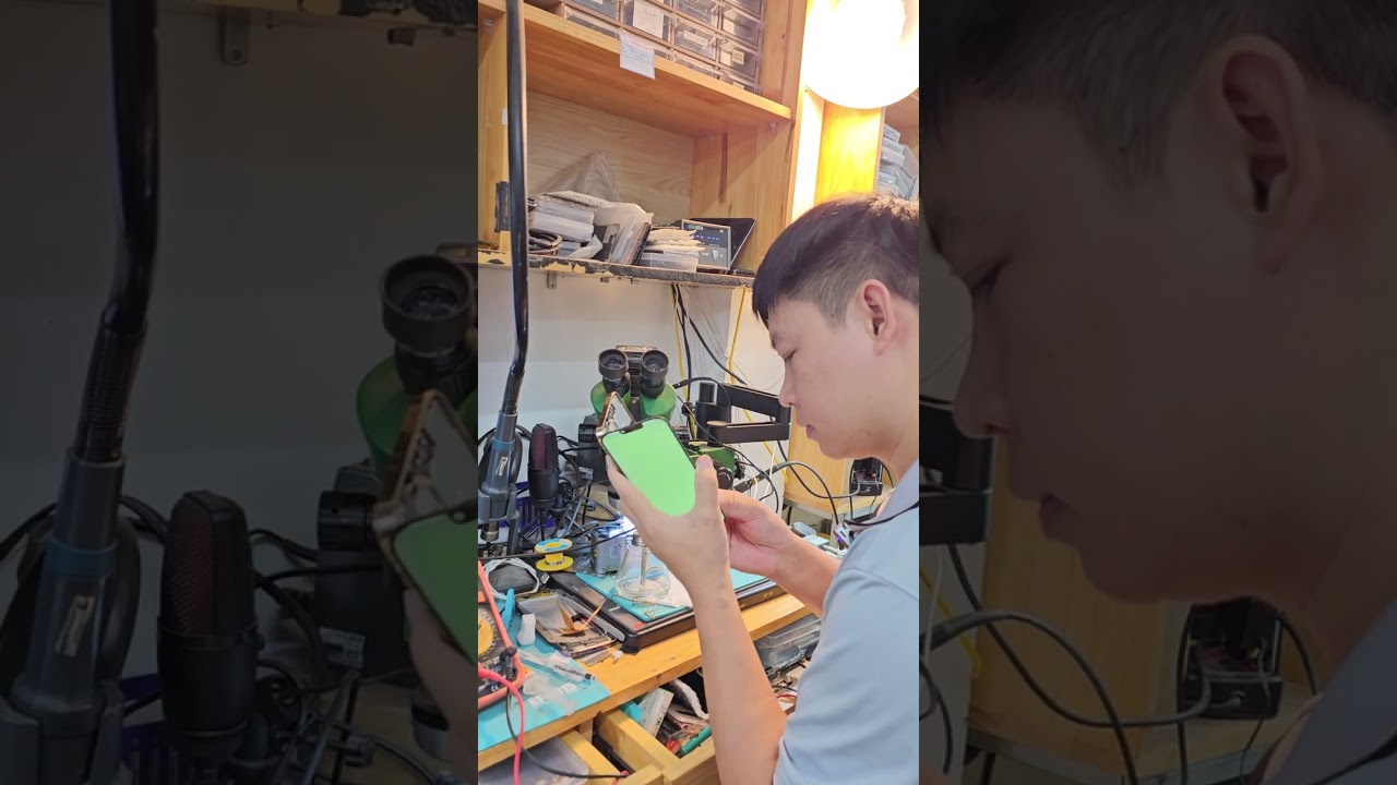 Fix xanh màn 13 prm câu dây không đẹp nhưng mà an toàn !