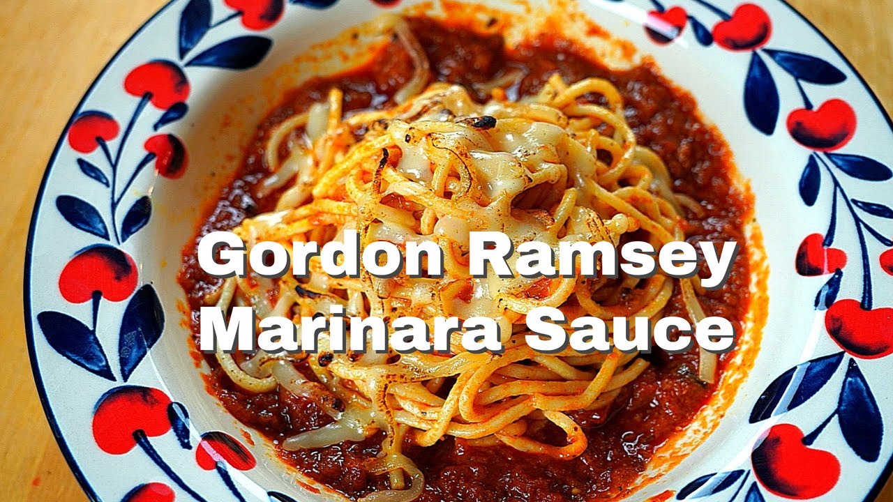 Spaghetti Marinara Gordon Ramsay Copycat Recipe | Michelin Starred Series | 4K