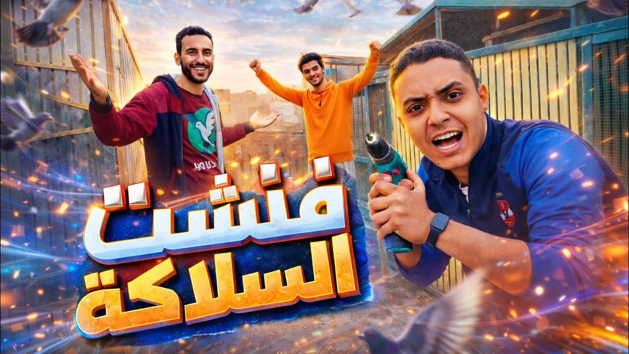 فنشت سلاكة يوسف صبحي 😀ومتابعة الحمام في المكان الجديد (خساير كتير)  #غاوي_السلاكة 