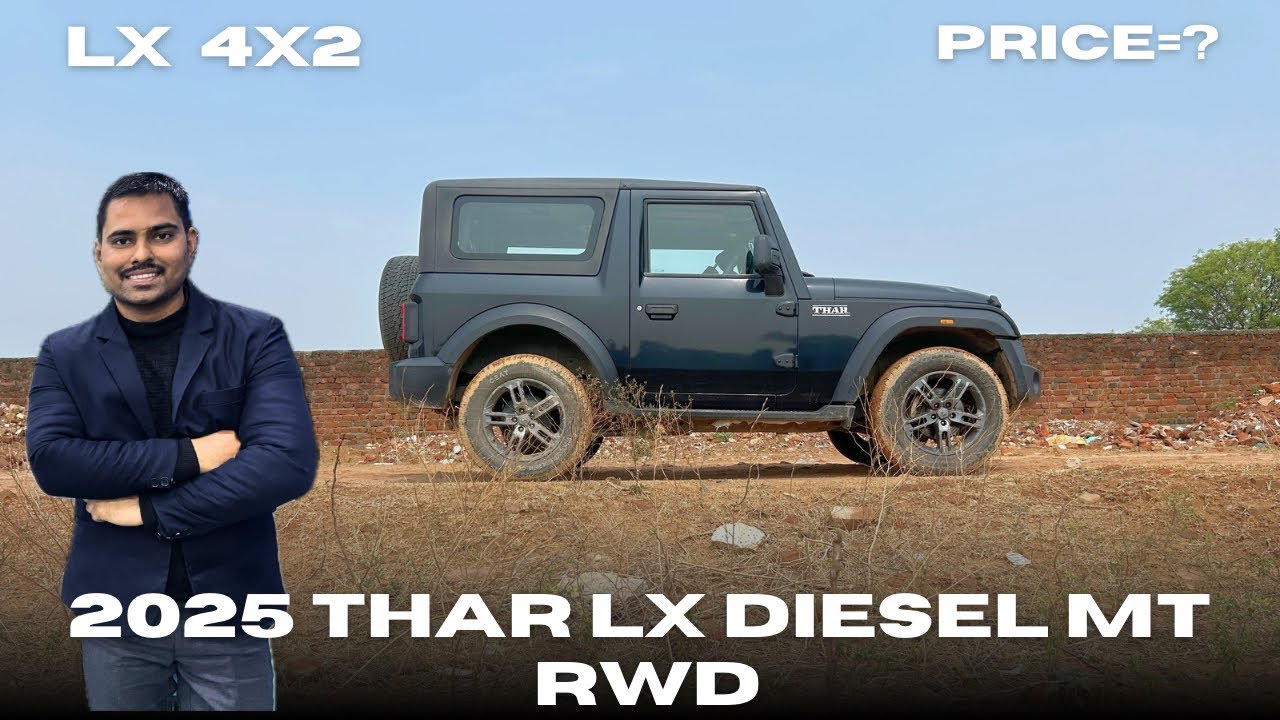 2025 Thar LX Diesel MT RWD #vlog #offroad #thar #mahaindrathar #offroadvehicle
