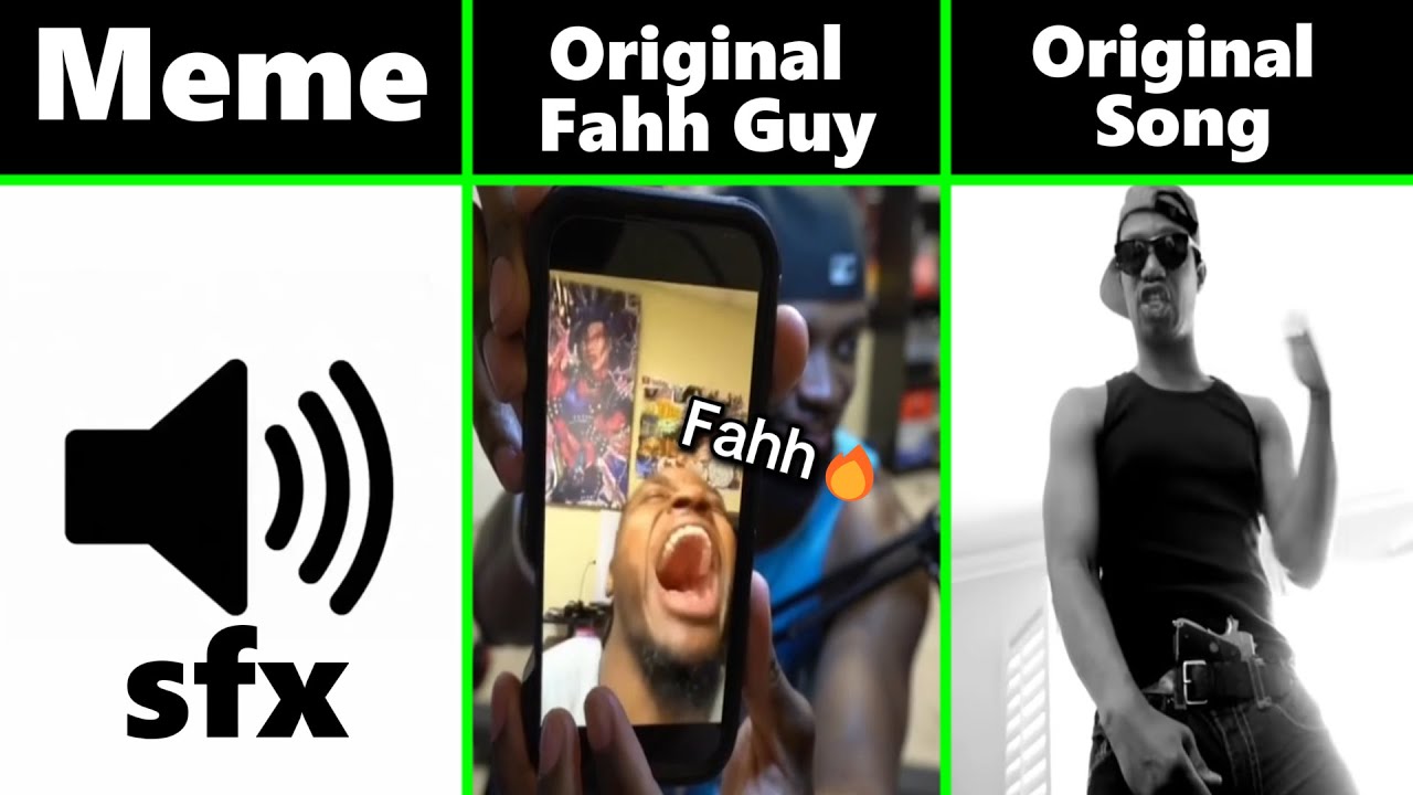 Я нашел Fah Original Guy vs Meme