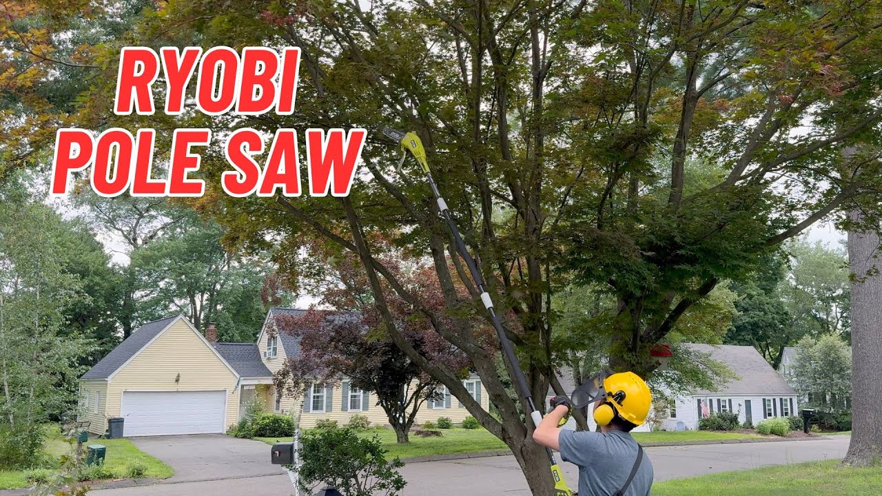RYOBI 40V 10-in Cordless Battery Pole Saw Review