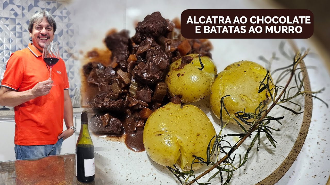 Degustando Conversas #6 | Cubos de Alcatra ao Chocolate com Batatas ao Murro