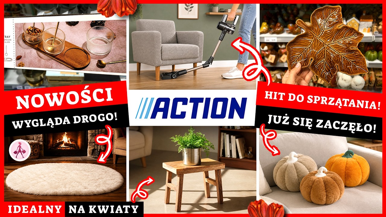 ACTION NOWOŚCI 🔥 HIT do sprzątania 😱 Jesień 🍂 Perełki do domu 😍