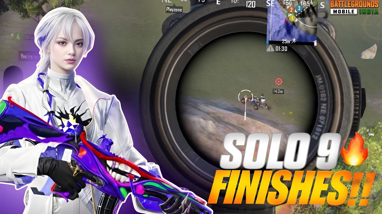 🔥Solo 9 finishes 🔥in BGMI TOURNAMENT &SCRIMS | INTENSE FIGHT IN SCRIMS | 
