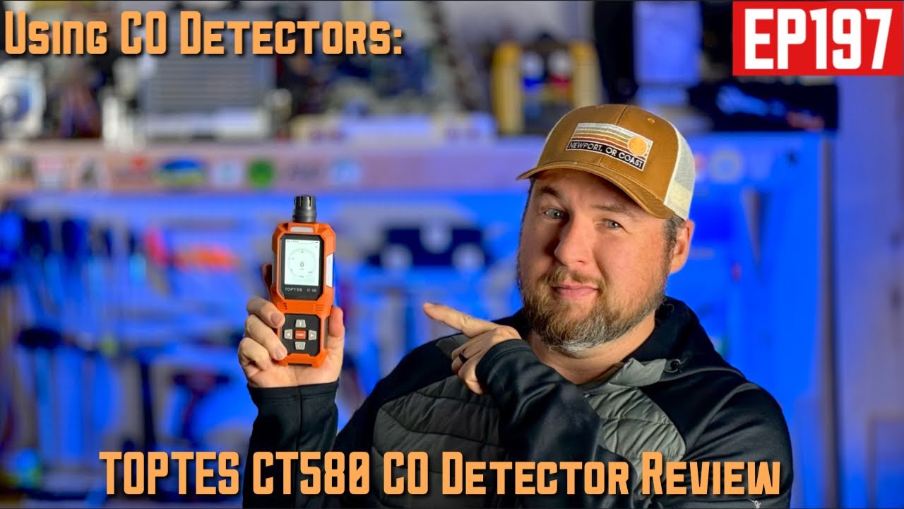 Using CO Detectors: TOPTES CT-580 Carbon Monoxide Detector Review EP197