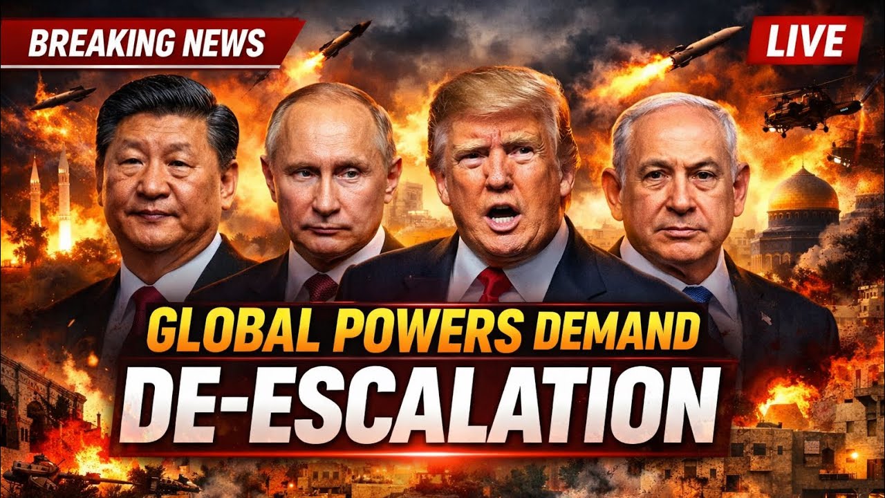 World Powers React as Israel&ndash;Iran Conflict Escalates | Global Tensions Rise