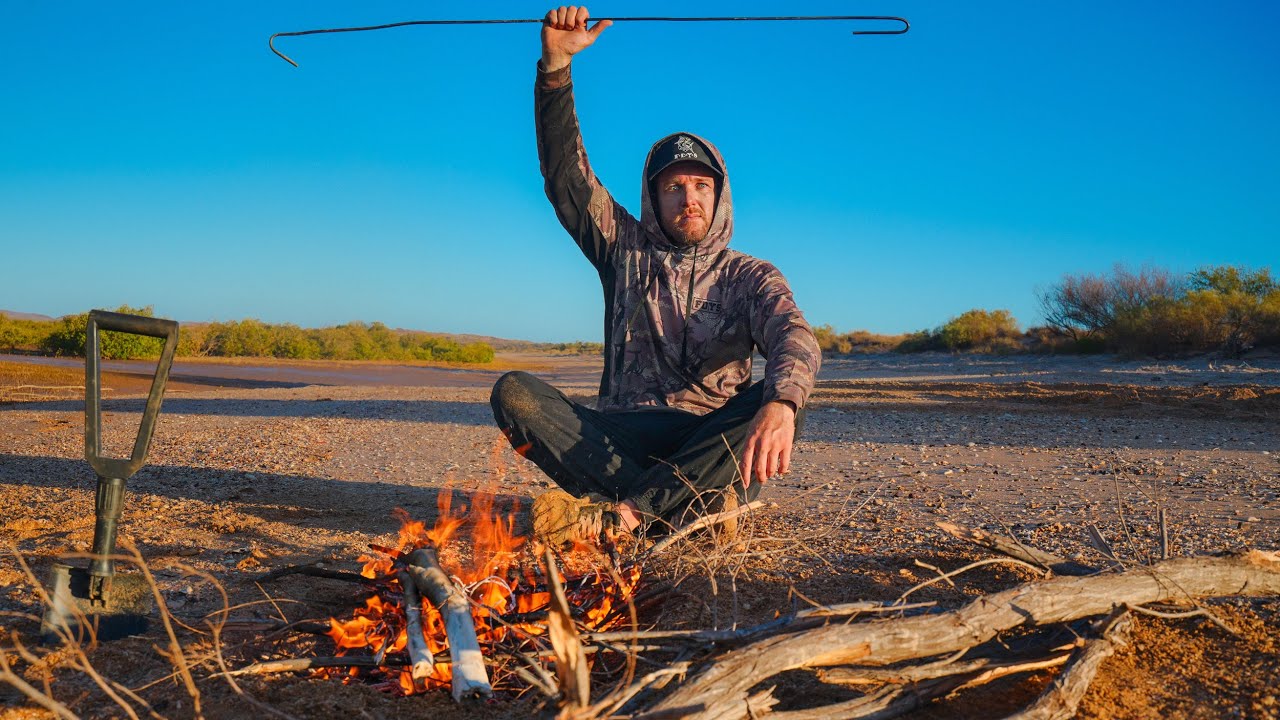 Desafío de Supervivencia ¡Con SOLO un Gancho para Cangrejos!(Atrapando y Cocinando Australia)