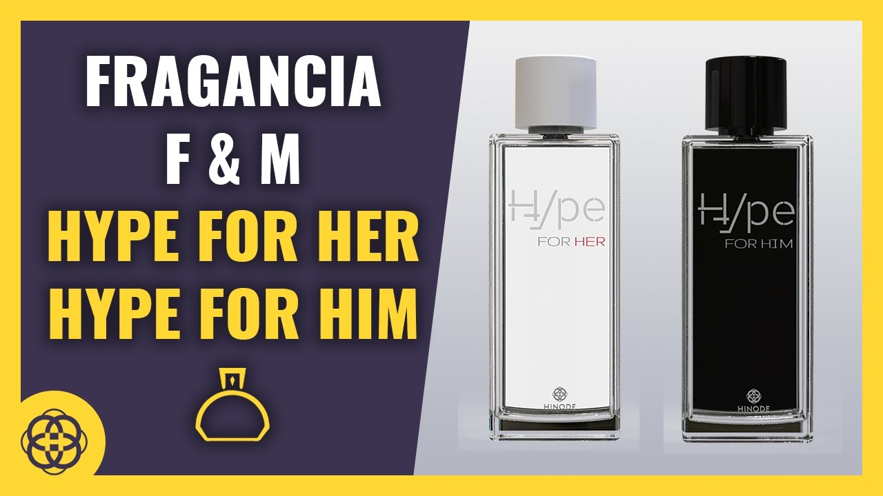 ✅ Hype For Her & Hype For Him Hinode Perfume para Mujer 👩 & Hombre 🧔&zwj;♂️ 100ml